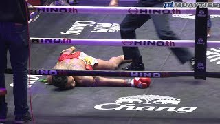 Muay Thai  Pakkalek vs Rodtang ปากกาเหล็ก vs รถถัง Lumpini Stadium Bangkok 281117 [upl. by Annasus]