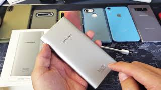 Samsung 10000 mAh USBC Portable Battery Power Bank Review Perfect for Galaxy Note 10 [upl. by Brenton]