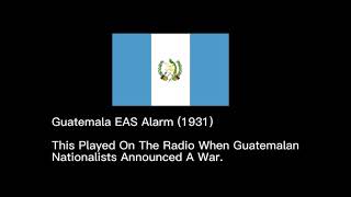 Guatemala EAS Alarm 1931 [upl. by Auqinehs87]