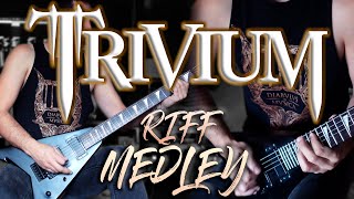 TRIVIUM 🔥 Epic 25 RIFFS Medley [upl. by Celio]