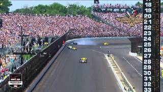 2014 Indy 500 Race Highlights [upl. by Aitercal973]