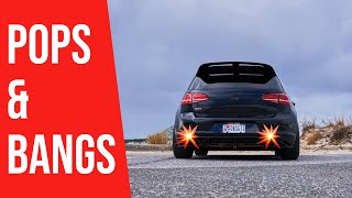 Unitronic Stage 2 Burble Tune Review  VW MK7 GTI [upl. by Cassi]