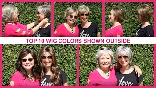 Top 10 Wig Colors Shown Outside Official Godivas Secret Wigs Video [upl. by Losse]