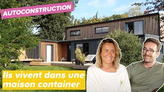 Avec six containers il a construit sa maison de rêve [upl. by Alegnatal]