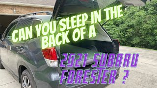 Car Camping in a Subaru Forester 2021with the Exped MegaMat Duo 10 [upl. by Assirac]