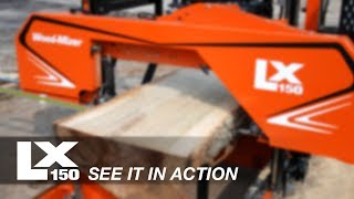 LX150 Twin Rail Portable Sawmill in Action  WoodMizer [upl. by Almat]