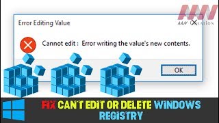 How to Fix Can’t Edit or Delete Windows Registry [upl. by Werdn]