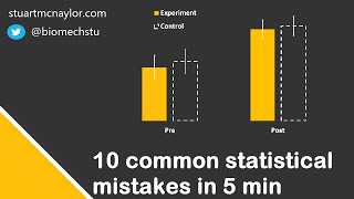 Ten Statistical Mistakes in 5 Min [upl. by Annadiana]