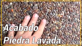 PIEDRA LAVADA COMO SE HACE  EXPOSED AGGREGATE CONCRETE [upl. by Shelburne]