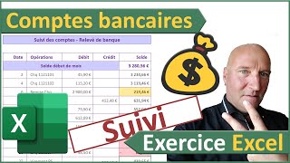 Suivi des comptes bancaires avec Excel [upl. by Eixela]