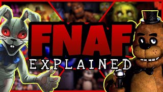 The Ultimate Guide To The FNAF Universe And Lore  FNAF Explained FULL SERIES  Elementia Studios [upl. by Euell509]