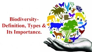 BiodiversityDefinition Types Of Biodiversity Importance of Biodiversity [upl. by Nyla]