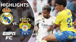 Real Madrid vs Las Palmas  LALIGA Highlights  ESPN FC [upl. by Enytsuj498]