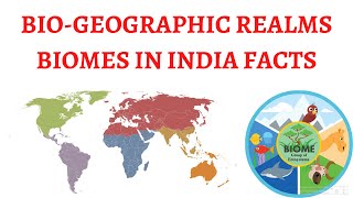 Introduction to Biogeographic Realms of World amp Biomes of India for UPSCPSC Exams [upl. by Patrizius]