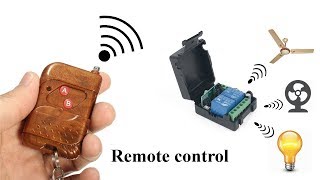 New RF Remote Control Switch for  Light and Fan [upl. by Nottap]