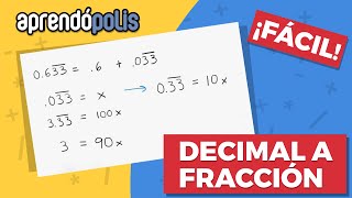 COMO CONVERTIR DECIMALES A FRACCIONES 23 [upl. by Gomez]