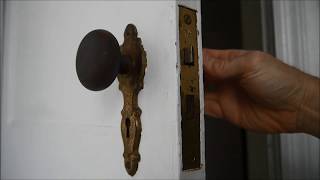 How To Remove An Antique Mortise Lock [upl. by Ethel]