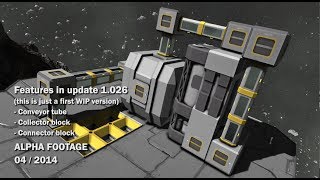 Space Engineers  Conveyor Collector Connector [upl. by Rockel]