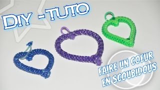 • IDEE CADEAU ⎟♡⎟ Faire un Coeur en Scoubidous Le TUTO • [upl. by Medardas240]