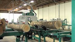 Industrial Sawmill Equipment  WoodMizer [upl. by Lehcnom327]