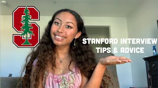 Stanford Interview College Interview Tips amp Advice [upl. by Francoise883]