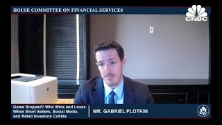 Melvin Capital CIO at GameStop hearing Reddit traders exploited opportunity around short interest [upl. by Aneelehs]