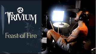 Trivium  Feast of Fire  drum cover [upl. by Schwing]