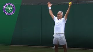 Mansour Bahrami  the master entertainer  Wimbledon 2018 [upl. by Accever]