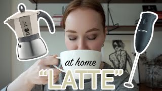 HOW TO MAKE A quotLATTEquot AT HOME moka pot  frother [upl. by Tye]