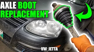 how to replace a cv axle boot on a jetta [upl. by Kaylee]