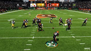 Madden NFL 22  Pittsburgh Steelers ​vs Cincinnati Bengals ​ Gameplay PS5 UHD 4K60FPS [upl. by Kenway]