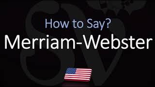 How to Pronounce Merriam Webster CORRECTLY [upl. by Mallissa]