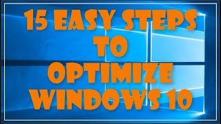 Windows 10 Optimize Performance  15 Steps [upl. by Inafetse784]