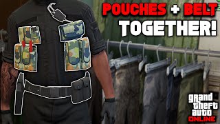 How To Get The Pouches amp Belt Together In GTA 5 Online [upl. by Errot427]