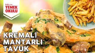 Restoranlardaki Gibi Kremalı Tavuk  Pratik Çıtır Patates Kızartması Tarifi [upl. by Arv159]