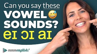 Pronunciation Practice 👄 Difficult Vowel Sounds DIPHTHONGS [upl. by Arly]