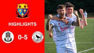 Caerleon 05 Cwmbrân Town  Gwent FA Senior cup  Quarter final highlights [upl. by Saied584]