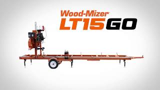 LT15GO Sawmill Trailer Assembly  WoodMizer [upl. by Vashtee]