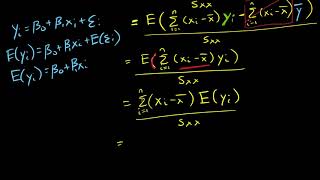 Least Square Estimators  Unbiased Proof [upl. by Rocher]