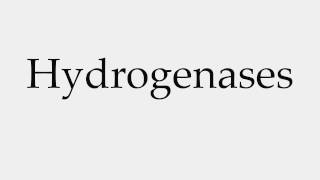 How to Pronounce Hydrogenases [upl. by Tullusus]