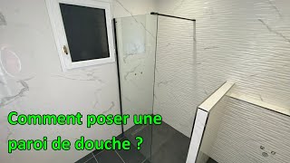 Comment poser une paroi de douche [upl. by Annel713]