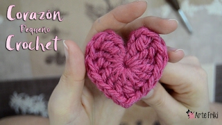 1 MINUTO  1 CORAZÓN a CROCHET ¡Hazlo ahora ❤️️ [upl. by Nahshon]