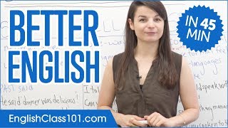 Learn English in 45 Minutes  ALL the Grammar Basics You Need [upl. by Anirahc]