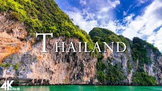 Thailand 4K  Scenic Relaxation Film With Calming Music [upl. by Enylodnewg]